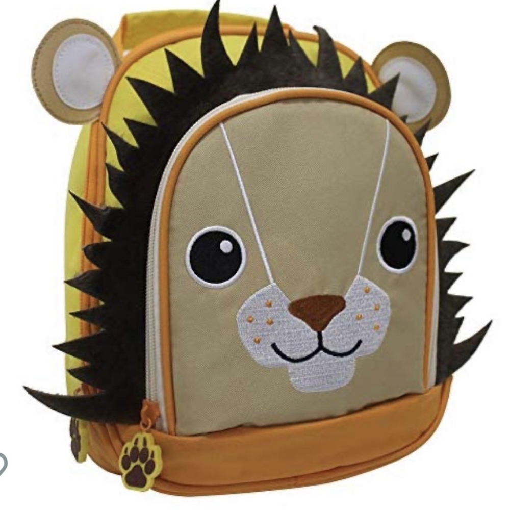 NWT Lion Two Compartment Insulated Kid's Lunch Box